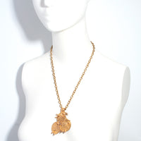 CASTLECLIFF VINTAGE: GOLDEN AVIAN TRIO PENDANT