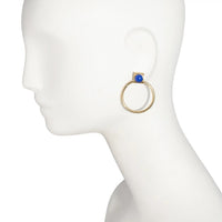 DOT HOOP EARRING