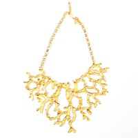 KENNETH JAY LANE CORAL REEF STATEMENT NECKLACE