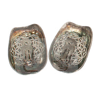VINTAGE SILVER TORTOISE EARRING