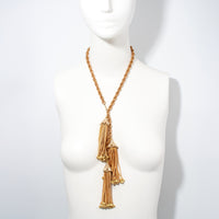 TRIAD TASSLE NECKLACE