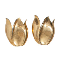 OVERSIZED TULIP VINTAGE CLIP ON EARRING