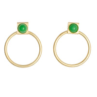 DOT HOOP EARRING