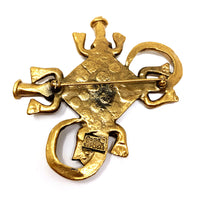 ALVA CROCODILE BROOCH