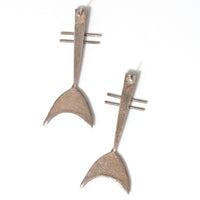 BRUTALIST FIN EARRING