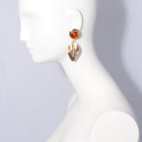PERSEA EARRING // BRIGHT CORAL