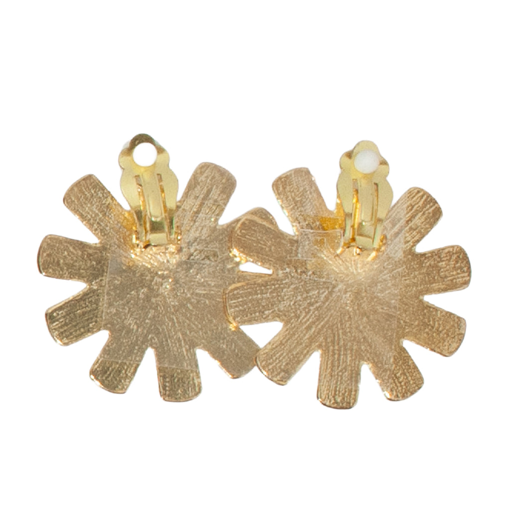 GOLDEN GEAR VINTAGE CLIP ON EARRING