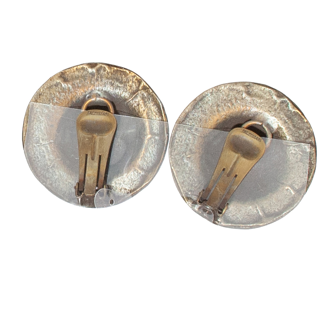 VINTAGE GOLDEN STUDDED DRUM EARRING