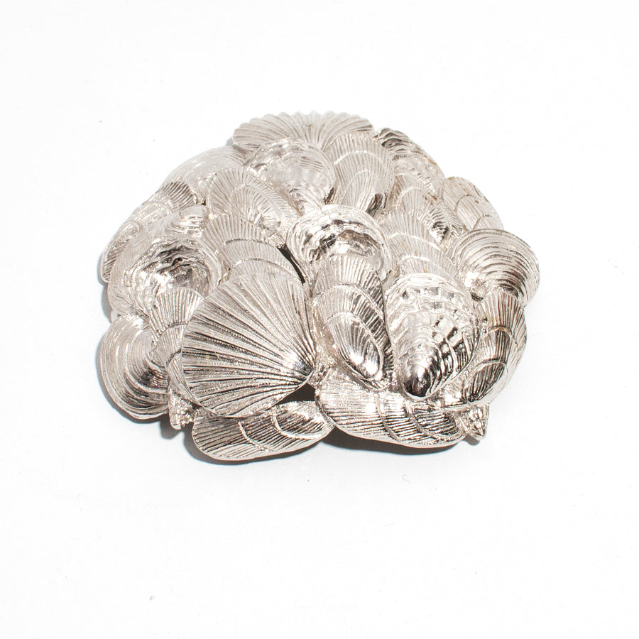 CASTLECLIFF EBB TIDE: MULTI SHELL BROOCH