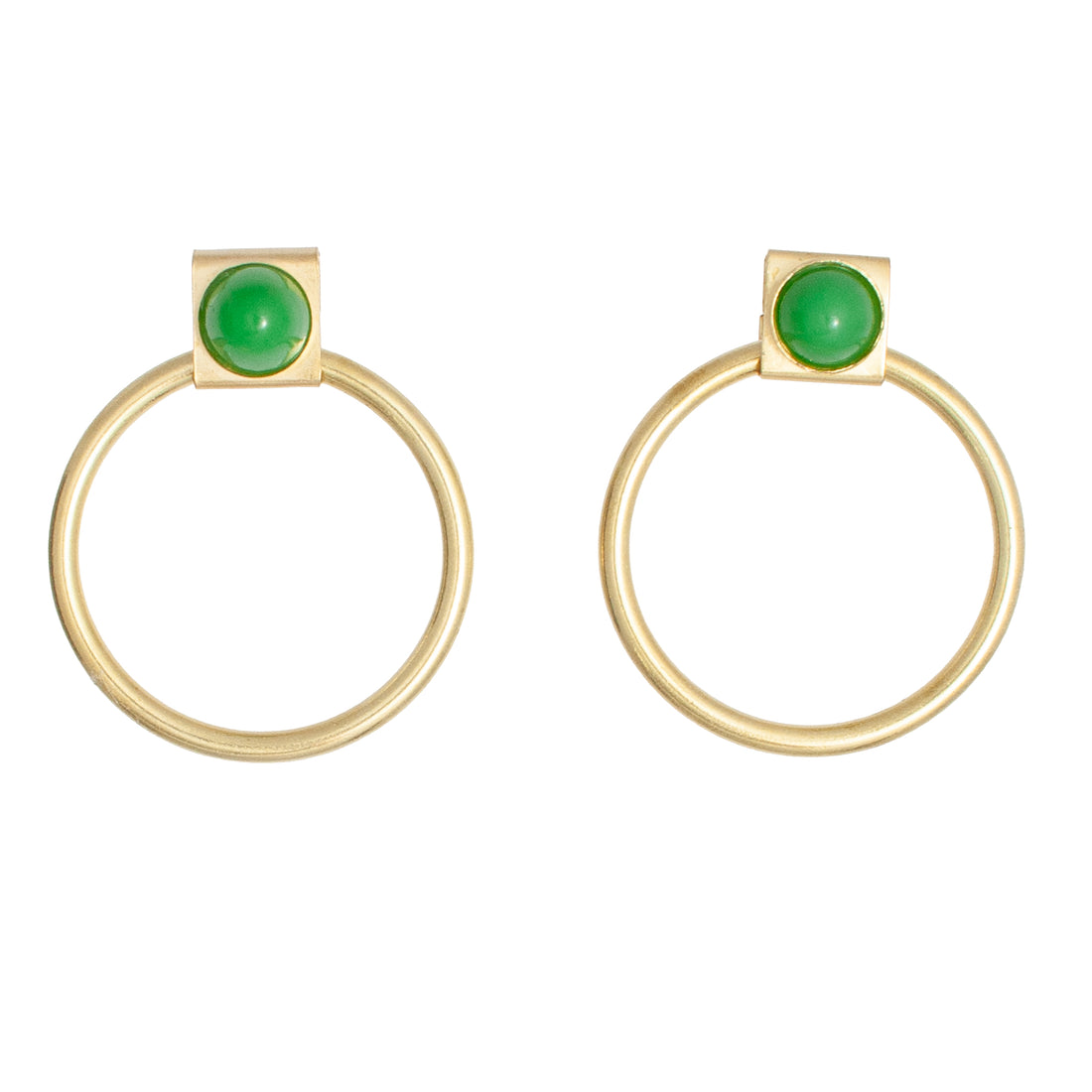 DOT HOOP EARRING