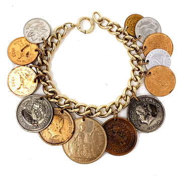 CURRENCY CHARM BRACELET