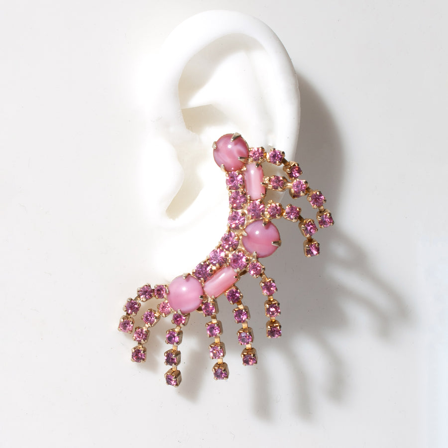 ROSE FRINGE EAR CLIMBER