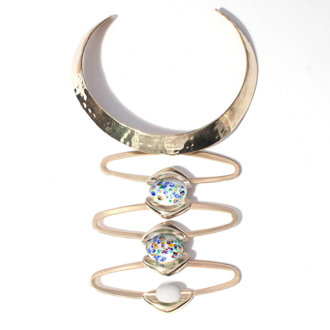 OUROBOROS COLLAR // WHITE MULTI