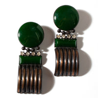 OLIVE TUNNEL EARRINGS