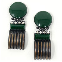 OLIVE TUNNEL EARRINGS