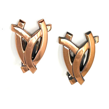 COPPER WISHBONE RENOIR EARRING